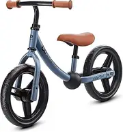 KinderKraft 2WAY Next Balance Bike, Kids First Bicycle, No Pedals, 12 inches Wheels, with Ajustable Seat, Accessories, Bag, Bell, for Toddlers, from 3 Years Old to 35 kg