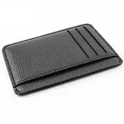 2 Pcs Classic Men Wallet Mini PU Leather Business Card Holder Case Women Bank Credit ID Card Passport Covers Small Purse Case Bag
