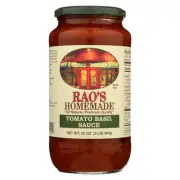 Tomato Basil Sauce Case of 6 X 32 Oz By Rao's