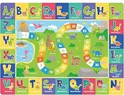 JOUUOUME ABC Kids Rug for Playroom, Cartoon Dinosaurs Carpet Playmat for Kids, Classroom Preschool Rugs wtih ABC, Number, Non-Slip Area Rugs for Boys Bedroom Playroom Living Room (59X39.4 Inch)