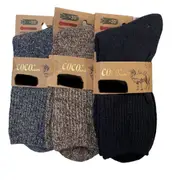 1 Pair Womens Wool Blend Work Socks Heavy Duty Outdoor Warm (EU37-EU41)