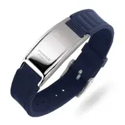 Silicone Titanium Ions Balance Tourmaline Germanium Charms Bracelet