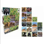 Memory Matching Game Mammals