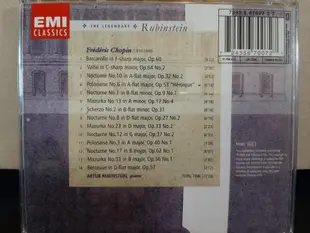 Rubinstein~The Legendary,Chopin-Nocturne,Mazurka,Valse etc,魯賓斯坦~傳奇，演繹蕭邦-夜曲，馬厝卡等