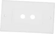ARTIBETTER Dual Speaker Support Wall Plate Banana Plug Socket for Audio Speakers High Fidelity Sound Easy Install