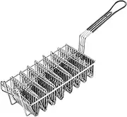 STARTIST Taco Basket Taco Rack Fryer French Fries Frying Holder Fry Basket Deep Fryer Taco Holder Basket Taco Shell Fryer for Restaurant, Dining Room, 8 Compartment