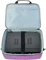 bolix Portable Projector Carry Case, 10cm Projector Bag Case, Large Capacity Convenient Carrying Case with Storage Pockets, Waterproof Projector Bag for Projectors Accessories