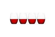 Plumm Stemless Crystal Red+ Wine Glass 610ml Set of 4