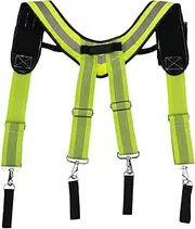 [Oshhni] Tool Belt Suspender Electrician Adjustable Heavy Duty Men Work Suspension Rig