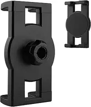 Mippko Universal iPad and Phone Mount Adapter for Tablet/iPad/Nexus/LG G Pads/e-Reader/Switch/iPhone,Ball Hole Compatible with Diameter of 0.669 inch /17mm Ball Head,Multi-Angle Adjustable,Black