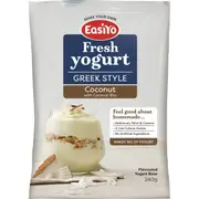 Easiyo Greek Style & Coconut Bits Yoghurt Base 240g