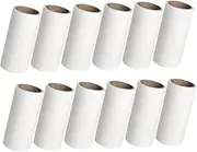 WOONEKY 12pcs Sticky Paper Lint Remover Sticky Roller Refills Pet Lint Roller Refills Pet Hair Roller Lint Roller for Clothes Dog Clothes Remover Adhesive Tape Dust Roller Clean