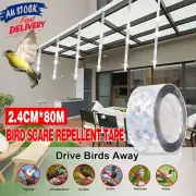 Two-Side Reflective Farm Bird Scare RepellentVNape Visual Flash Anti-Bird Tape T