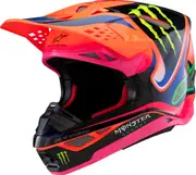 Alpinestars Supertech S-M10 Deegan Monster, motocross helmet , color: Purple/Orange/Black , size: L