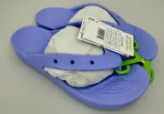 Women's US Size 10 Crocs Classic Platform Flip Moon Jelly Lavander Flip Flops
