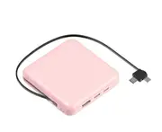 S13 Universal Mini 6000 MAh with Cable Mobile Phone Power Bank Creative Portable Fast Charging Mobile Power Mobile Charger