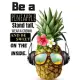 Be a pineapple. Stand tall, wear a crown and be sweet on the inside.: Funny Sketchbook for Kids, Notebook for drawing, sketching and doodling, Large 8