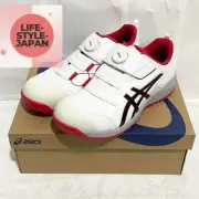 ASICS WINJOB CP307 BOA 1273A028 100 White x Classic Red 3E Unisex Safety Shoes