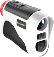 XEAST Range Finder Golf with Flag Pole Locking, Hunting Range Finder,Rechargeable Laser Rangefinder 650 Yards ，6.5X Magnification﻿