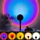 Sunset Projection Lamp Rainbow LED Night Light Photography Lighting Wall Home