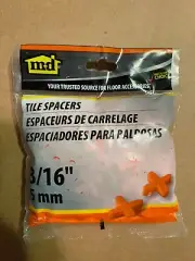 M-D Building Products #49164 3/16 In. Tile Spacers, 150/Bag