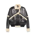[Magda Butrym] Magda Butrym Shearing Jacket 36 FR BLUE