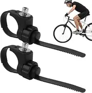 Bike Mud Guard Mount | Bike Side Wire Screw Mounting Fork Bracket Adapter | 2X Ring Rack Modification Sports Cycling Repair Parts Front Rear Mud Guard Flap for Installation