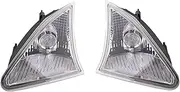 1Pair Car LH+RH Position Light Front Parking Lamp Compatible for Mercedes-Benz R-Class V251 W251 2006-2017 A2518200956