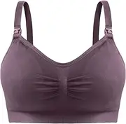 [Generic] Nursing Bras Maternity Bra | Breathable Soft Nursing Bras,Comfortable Breastfeeding Bra Maternity Bra with Removable Cups