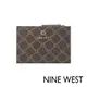 NINE WEST LINNETTE 經典零錢短夾-LOGO咖啡(130336)