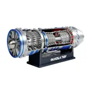 NIKOLATOY J-35A Fighter Jet Engine Model Creative Desktop Ornaments Decoration Science Discovery Toys