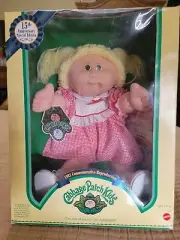 15th Anniversary Cabbage Patch Kids Doll Blonde Haired Green Eyes... TRUDY SHANA