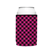 Stubbyz Pink Checkerboard Stubby Cooler Standard