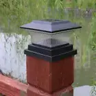 Outdoor Solar Powered Deck Post LED Light Waterproof for Garden Fence Lamp Decor