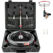 VEVOR Adjustable Hole Saw Cutter Kit, 1-5/8\" to 11-13 /16\" (40-300 mm), Recessed Hole Saw with PC Dust Shield, Two Replaceable Pilot Drill Bits, for