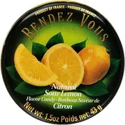 Rendez Vous Candies, Sour Lemon, 1.5-Ounce Tin (Pack of 12)