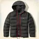 美國百分百【Hollister Co.】外套 HCO 中空纖維 保暖 連帽 夾克 海鷗 深灰色 S XL號 G255