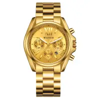 在飛比找蝦皮購物優惠-Wlisth品牌豪華手錶時尚高級商務男士手錶大錶盤簡約鋼帶手