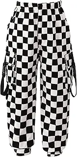 [Jugaoge] Kids Girls Jogger Cargo Harem Pants Sports Casual Trousers Workout Street Hip Hop Dance Sweatpants
