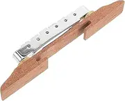 Kisangel Electric Guitar Bridge Saddle Tremolo Bridge Musical Part Saddle Parts Block Electric Guitar Universal Light