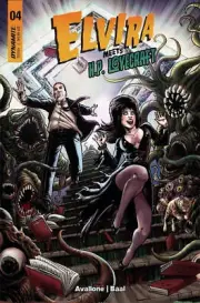Elvira Meets HP Lovecraft #4 - Dynamite Comics - 2024 - Cover B