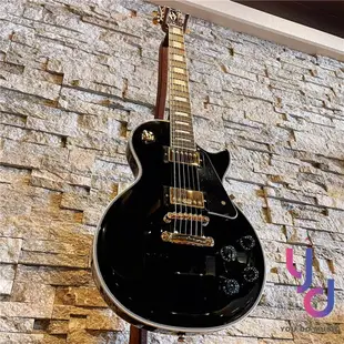 現貨可分期 終身保固 贈硬盒 Epiphone Les Paul Custom 黑色 電吉他 雙線圈 孤獨搖滾