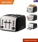 Brooklyn Toaster 4 Slice, , Extra Wide Toasting Slots, High-Lift, Independent...