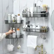 Shower Caddy Wall-mounted Shower Shelf Multifunctional Waterproof Shower Gnu