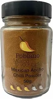 Poblano Mexican Ancho Chilli Powder Shaker 50g