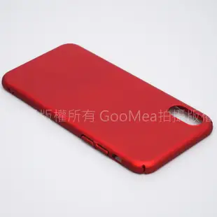 GMO  4免運 Apple iPhone XS 5.8吋 四邊包覆硬殼 彈性硬殼可掛吊繩吊飾 保護套 黑紅