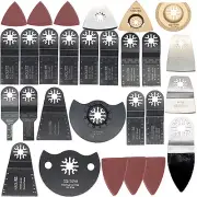 72x Mix oscillating saw blade for FEIN BOSCH Dremel Makita Multitool Multi tools