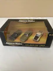 American Muscle Class Of 1969 1:64 Mustang Mach 1 Dodge Daytona Mercury Cougar