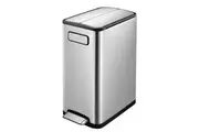 30L "EKO" BRAND step bin, two-wings open lid, S/S in brushed fingerprint proof, soft close