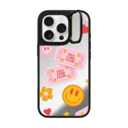 iPhone 16 Pro Mirror Ring Stand Case MagSafe Compatible Self Care Club! Phone Case